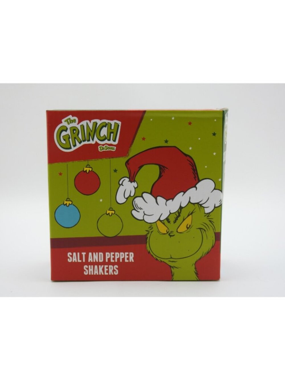 Dr Seuss The Grinch Max Christmas Salt Pepper Shakers Set Hand Painted Boxed - Picture 4 of 5